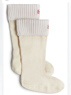 NIB Hunter Recycled Half Cardigan Tall Boot Socks